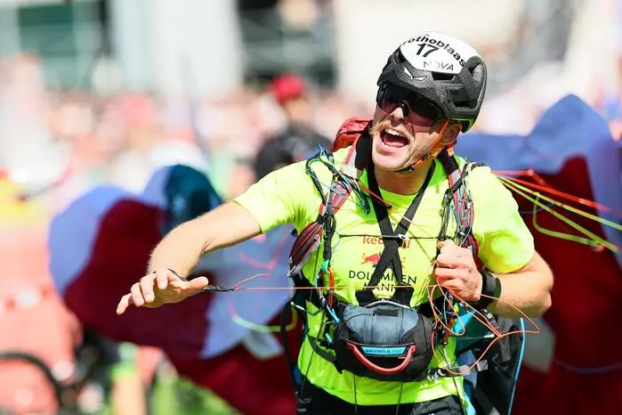 LIENZ,AUSTRIA,12.SEP.26 - EXTREME SPORTS - Red Bull Dolomitenmann. Image shows Patrick Prantl.
Photo: GEPA pictures/ Amir Beganovic