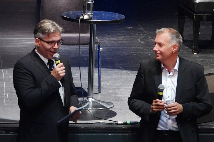 Steirischer Kammermusik Festival Geschäftsführer Holger Hütter und Kunsthausleiter Johann König.