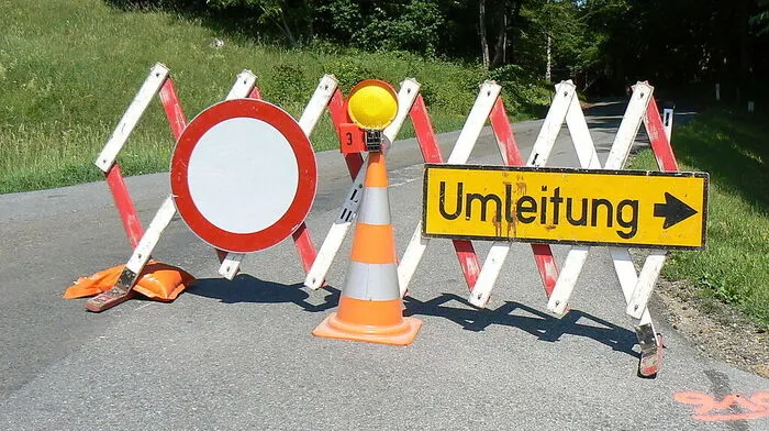 Die Rajachstraße ist bis 17. Juli gesperrt