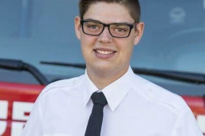 Lebensretter Michael Roschker (FF Wildon)