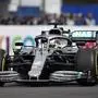 Mercedes' British driver Lewis Hamilton powers his car during the F1 Mexico Grand Prix at the Hermanos Rodriguez racetrack in Mexico City on October 27, 2019. (Photo by ALFREDO ESTRELLA / AFP)