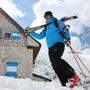 Im Skigebiet Sella Nevea kann man derzeit noch Skifahren, die Saison wird aber früher als geplant beendet