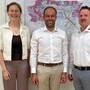 Bettina Heinricher, Johann Kraler und Erwin Bachmann bei der Bezirkshauptmannschaft Lienz
