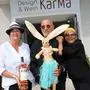Feierten die "KarMa"-Eröffnung: Unternehmerin Karin Makula, Otto und Shirley Retzer