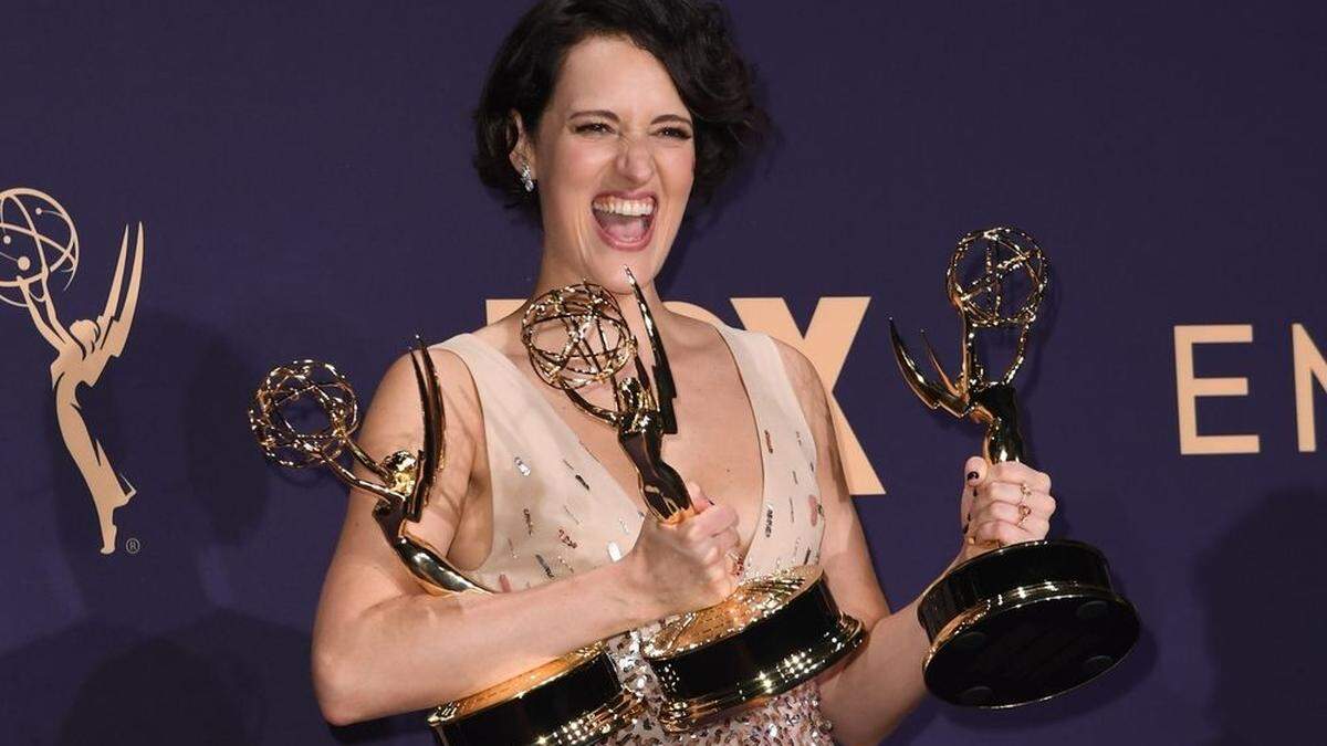 Die Britin Phoebe Waller-Bridge im Emmy-Preisregen für &quot;Fleabag&quot;