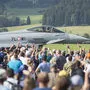 Ein Eurofighter bei der Airpower 2016 in Zeltweg