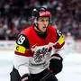 STOCKHOLM,SWEDEN,20.MAY.25 - ICE HOCKEY - IIHF Ice Hockey World Championship 2025, group stage, Latvia vs Austria. Image shows Vinzenz Rohrer (AUT). Photo: GEPA pictures/ Matic Klansek