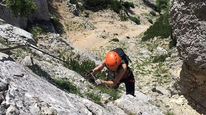 Der Walter-Mory-Klettersteig ist eine der vielen Attraktionen auf der Petzen