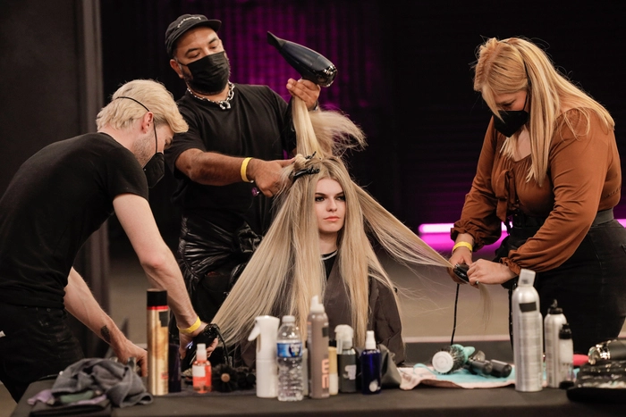 Katherine bekam blondere Haare