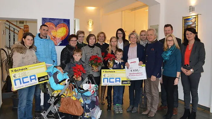 Die Spenden wurden vor Weihnachten übergeben