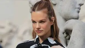 Das Kärntner Model Nadine Leopold wird am Opernball eine Robe von Eva Poleschinski tragen