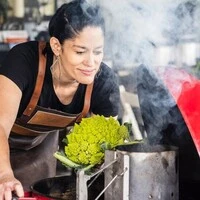 Grillmeisterin Yulia Haybäck