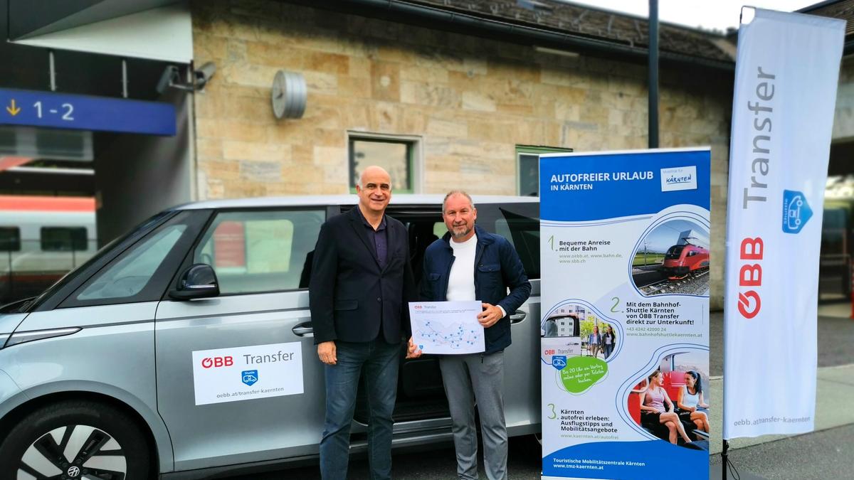 ÖBB-Regionalmanager Reinhard Wallner und Touristiker Georg Overs