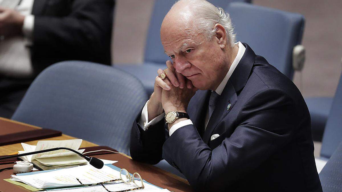 UN-Sondergesandte Staffan de Mistura