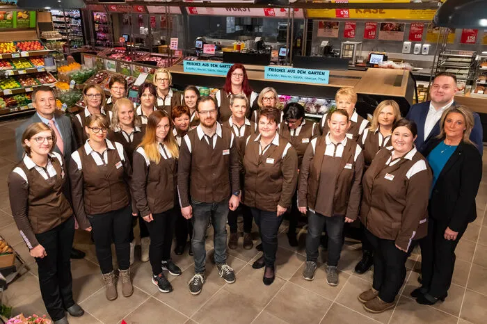 Das Team des Spar-Marktes in Kobenz