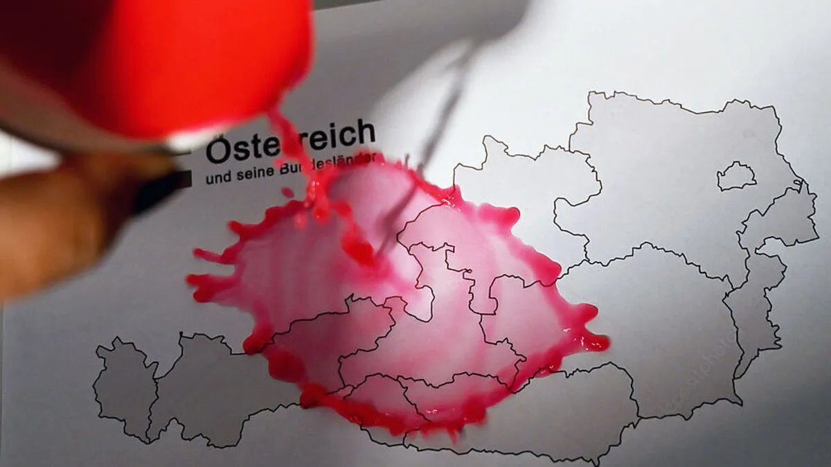 Salzburg ist auf der Karte der Corona-Ampel der erste rote Fleck der Delta-Welle.