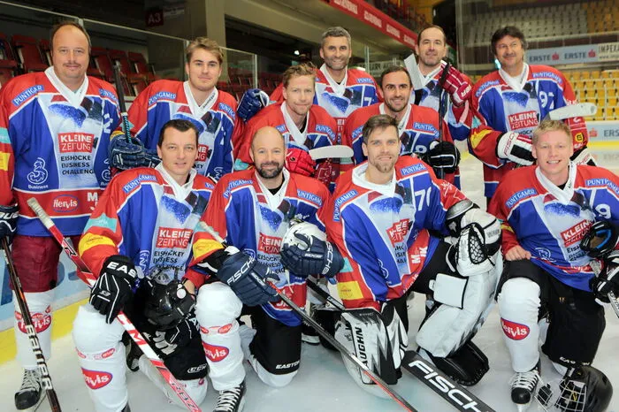 Die Cracks vom Team "Hervis"