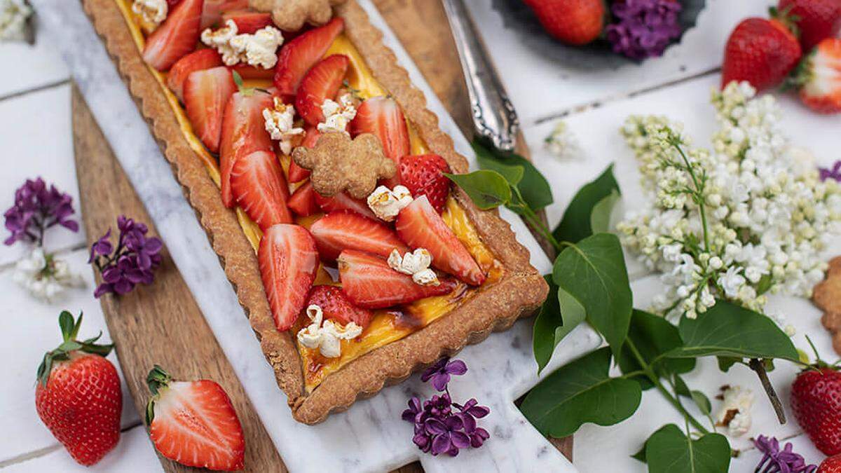 Sommerfrische Erdbeer Tarte von cookingCatrin