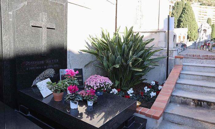 Begraben ist Josephine Baker in Monaco