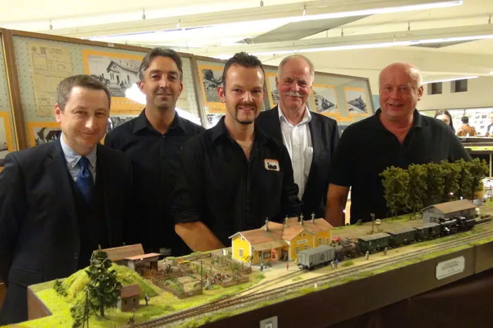 Freunde der Sulmtalbahn: (v.l.) Armin Klein, Dietmar Zweidick, Karl-Heinz Grubelnik, Alois Reiter und Norbert Spari