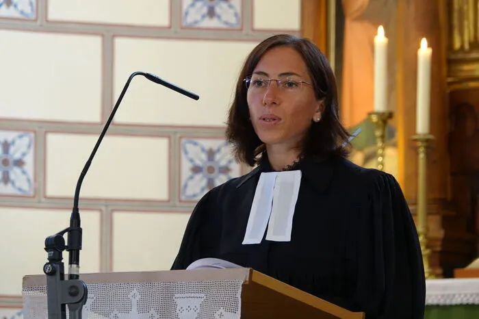 Die Ramsauer Pfarrerin Martina Ahornegger sprach in ihrer Rede mit "großer Hochachtung" von ihrem Vorgänger