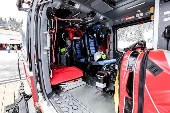 Indienststellung des neuen Notarzthubschraubers H145 "ARA-3" Nassfeld ARA-Station 