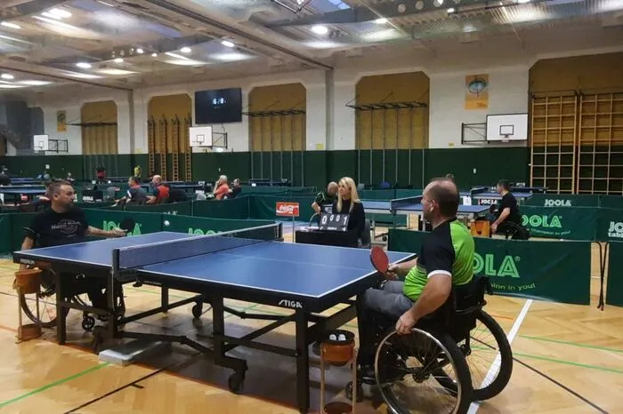 Man kämpfte um den Titel "Steirischer Meister im Rollstuhltischtennis" - Mile Ivic gewann
