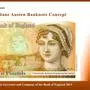 epa03799739 A handout specimen copy, made available by the Bank of England in London 24 July 2013, of the planned £10 pound that is to feature author Jane Austen. The plan ends a long term absence of women represented on banknotes.The author of Pride and Prejudice will be the next face of the note, replacing Charles Darwin, probably in 2017.  EPA/HO   EDITORIAL USE ONLY/NO SALES,großbritannien, währung, mehr frauen auf britischen banknoten