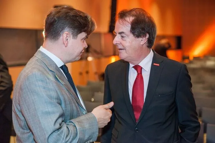IV-Generalsekretär Christoph Neumayer und Saubermacher-Gründer Hans Roth