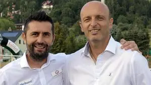 Nenad Bjelica (l.) einst mit Slobodan Grubor 