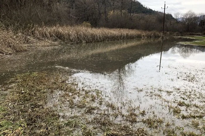 Die Wasserstände sinken nur langsam.
