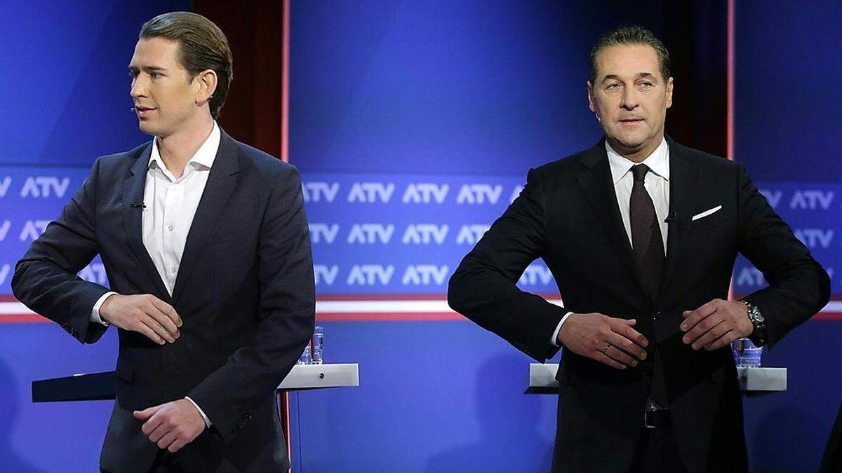 Sebastian Kurz, Heinz-Christian Strache