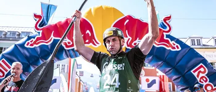 Wildwasserkajak ist einer von vier Bewerben beim Red Bull Dolomitenmann in Lienz