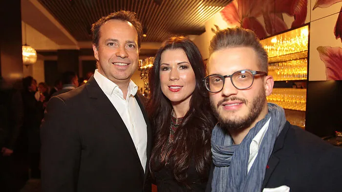 Gerald und Judith Schwarz und Simon Possegger luden zur Eröffnung