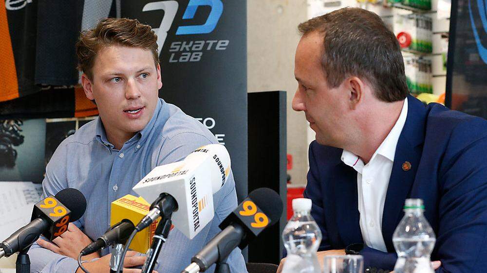 Matthias Iberer und Manager Bernd Vollmann freuen sich auf das Turnier