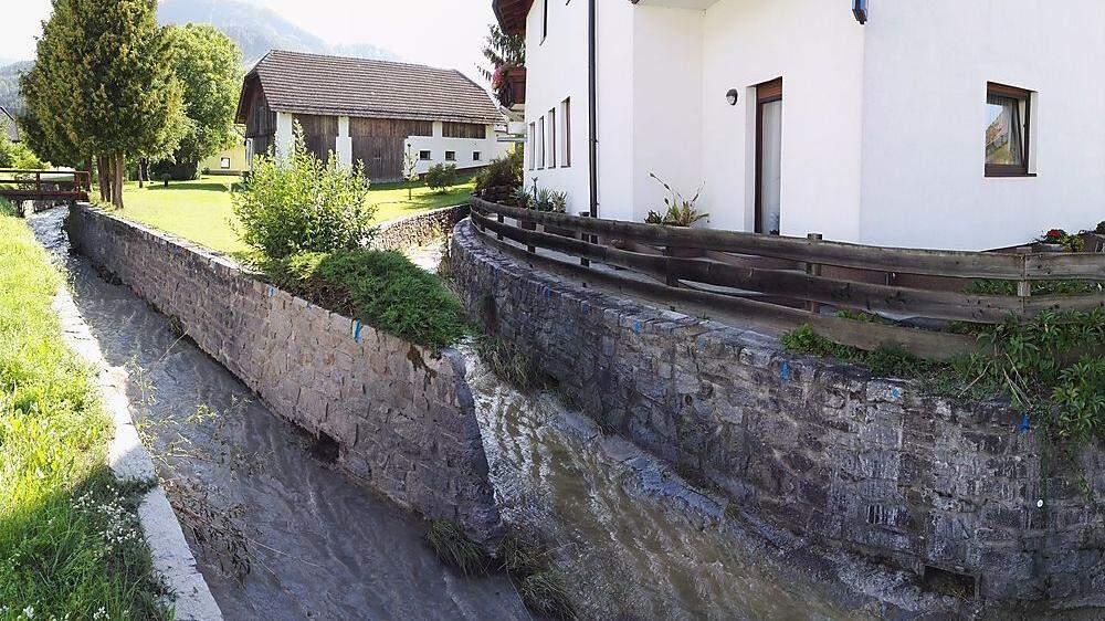 Hochwasserschutz in der Gemeinde Globasnitz