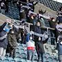 Bei Hansa Rostock waren am Samstag 777 Fans im Stadion