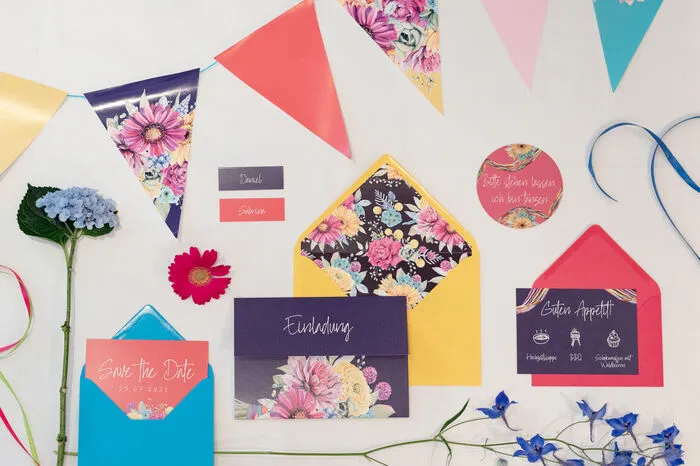 Für jede Hochzeit erstellt Nina Walcher ein eigenes "Moodboard", eine Farb- und Ideenwand