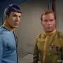 Captain James T. Kirk und Commander Spock 