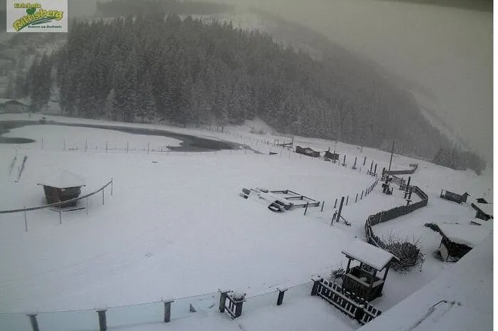Schnee auch in der Ramsau ...