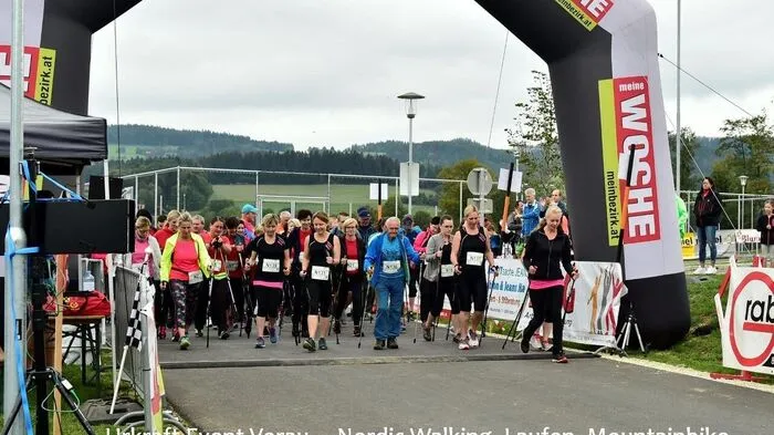 Spannend verliefen die sportlichen Bewerbe Laufen, Mountain Biking und Nordic Walking in der neuen Urkraft Arena in Vorau