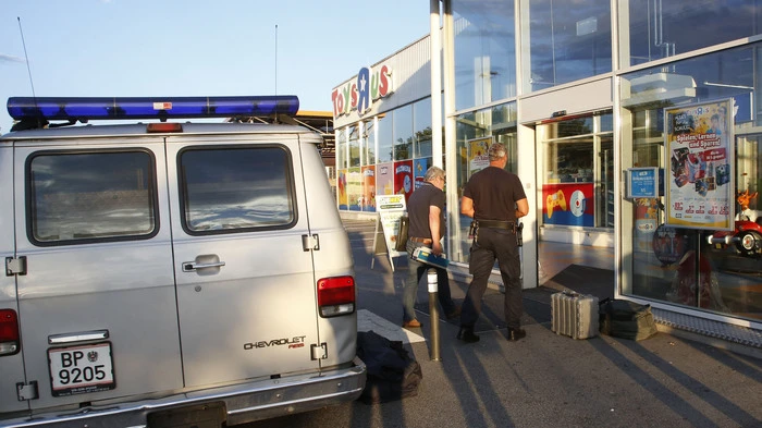 Große Aufregung im Spielwarengeschäft Toys 'R' Us in Klagenfurt.