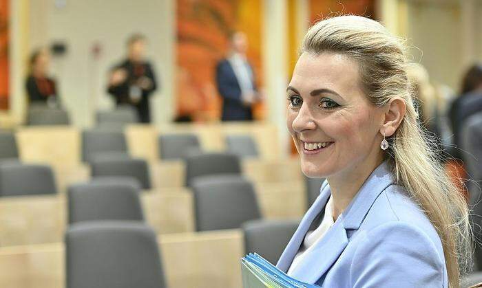 Die designierte Arbeitsministerin Christine Aschbacher (ÖVP)
