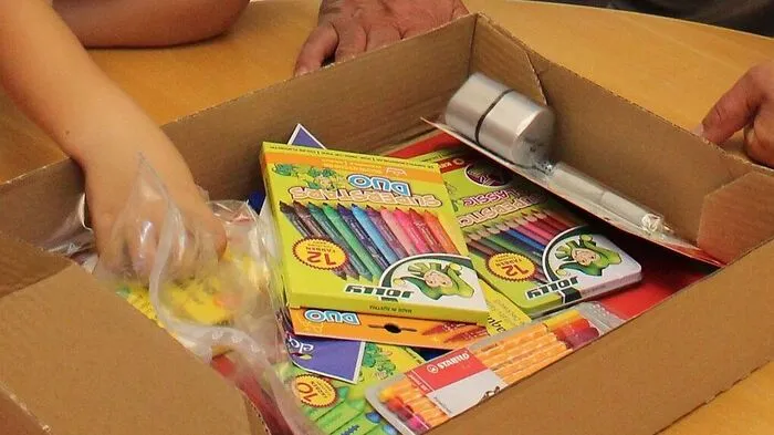Aufgrund der Pakete kann die Schule ohne Sorgen beginnen