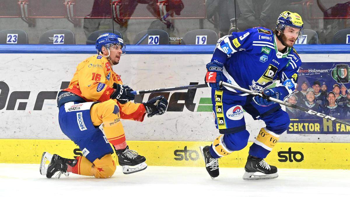 Der VSV (rechts Alexander Rauchenwald) besiegte Asiago mit 6:3