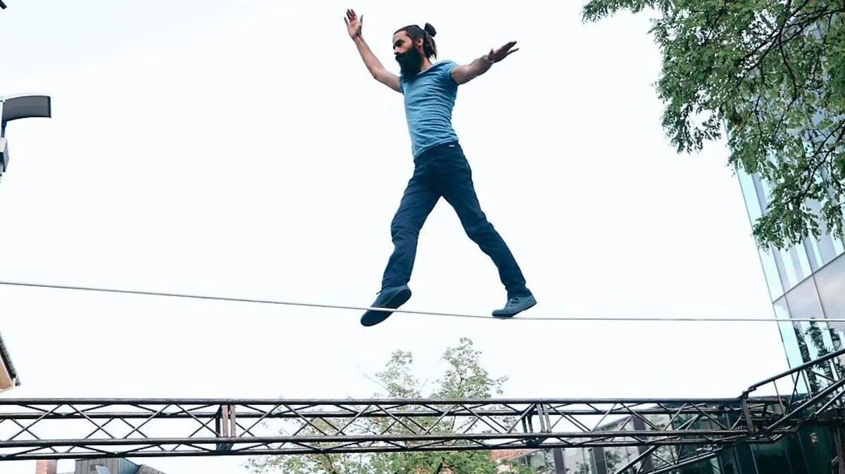 Balance und Konzentration sind hierbei enorm wichtig.