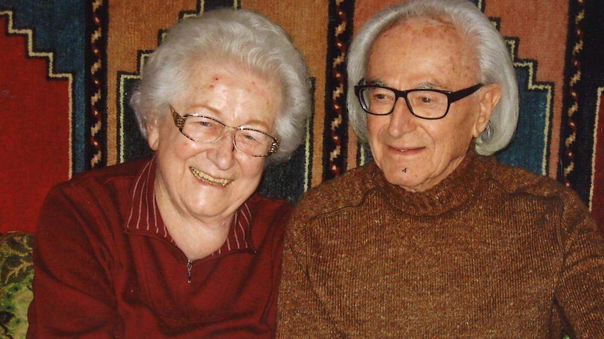 Im Jahr 1946 gingen Gertrude (89) und Adolf Winder (92) den Bund der Ehe ein