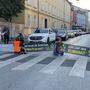 Die &quot;Letzte Generation&quot; blockierte am Montag auch in Graz den Verkehr
