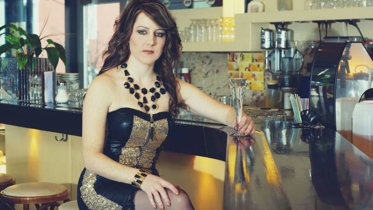 Marion Oberlerchner, die eigentlich einen anderen Job hat, ist über das Internet als Model bekannt geworden