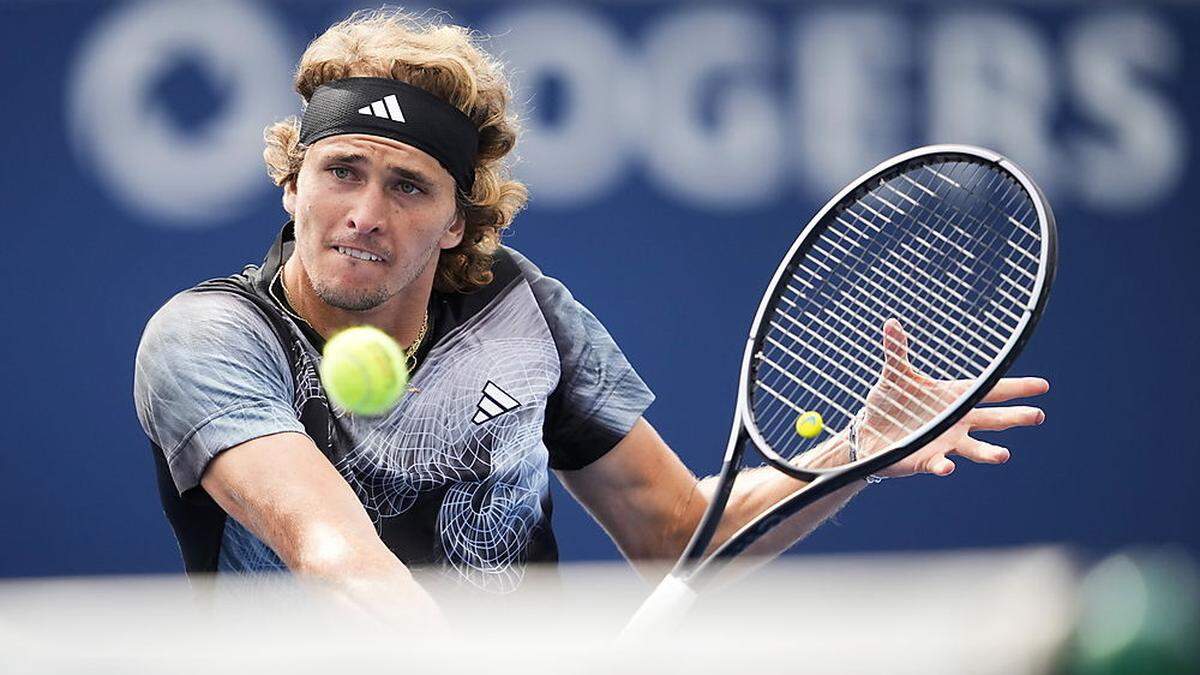 Alexander Zverev ging in Toronto unter